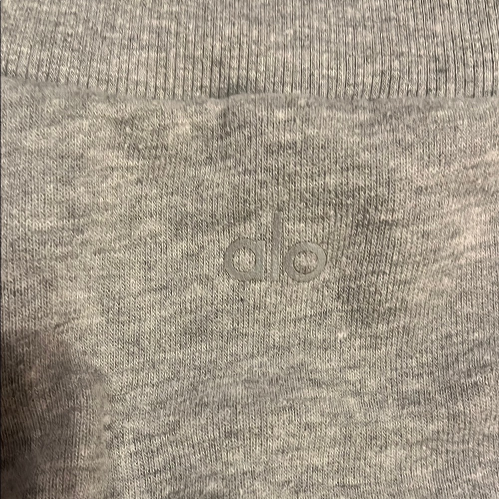 ALO Gray Mock Neck Sweater - Picture 4 of 7